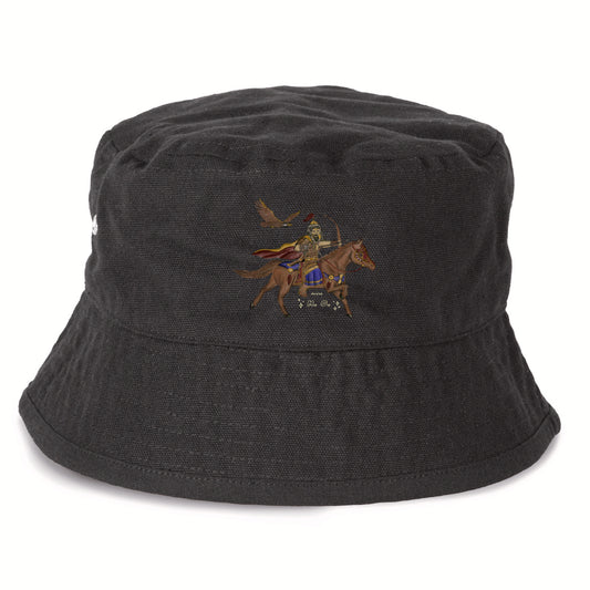 Artistic Chinggis Khaan Bucket Fishing Hat