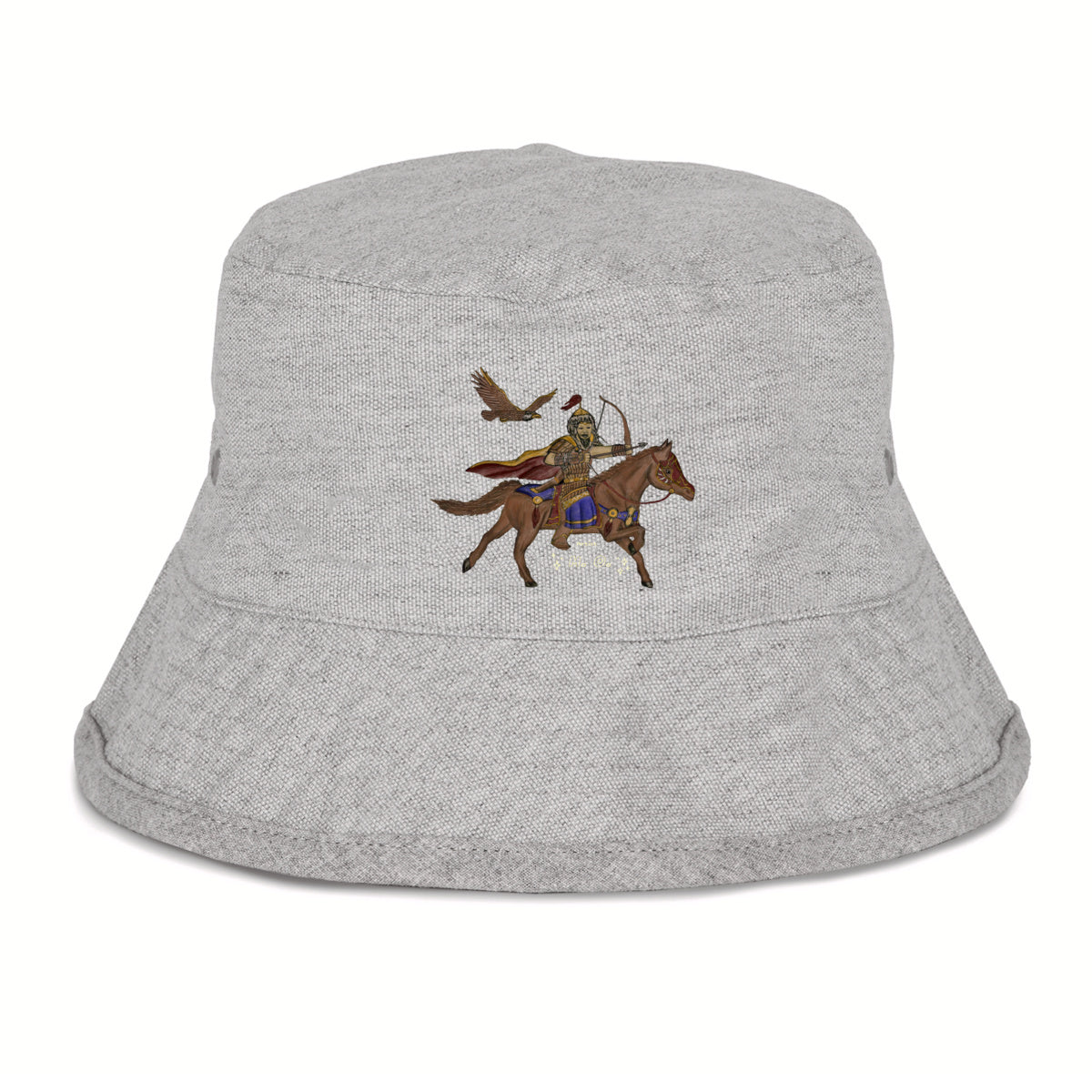 Artistic Chinggis Khaan Bucket Fishing Hat