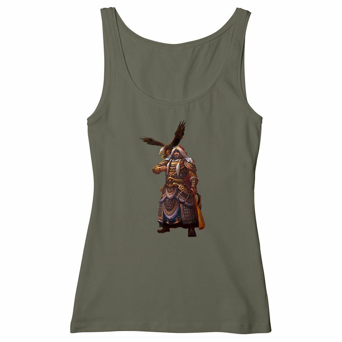 Gaming Addicts With Genghis Slim Fit Tank Top