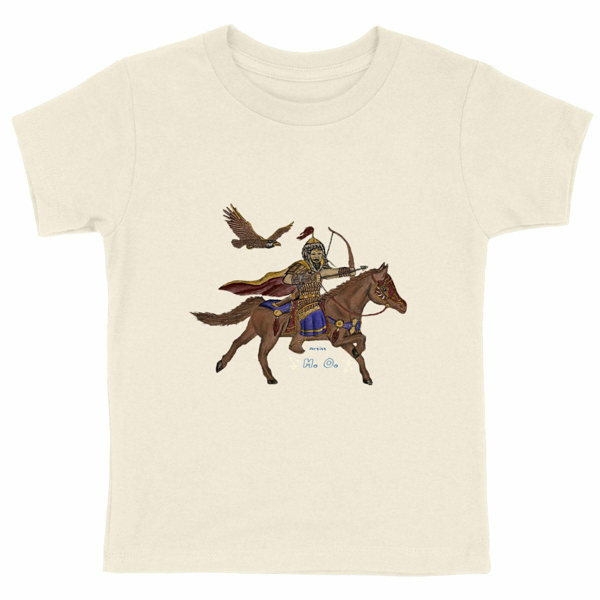 Artistic Chinggis Khaan Kid's T-shirt