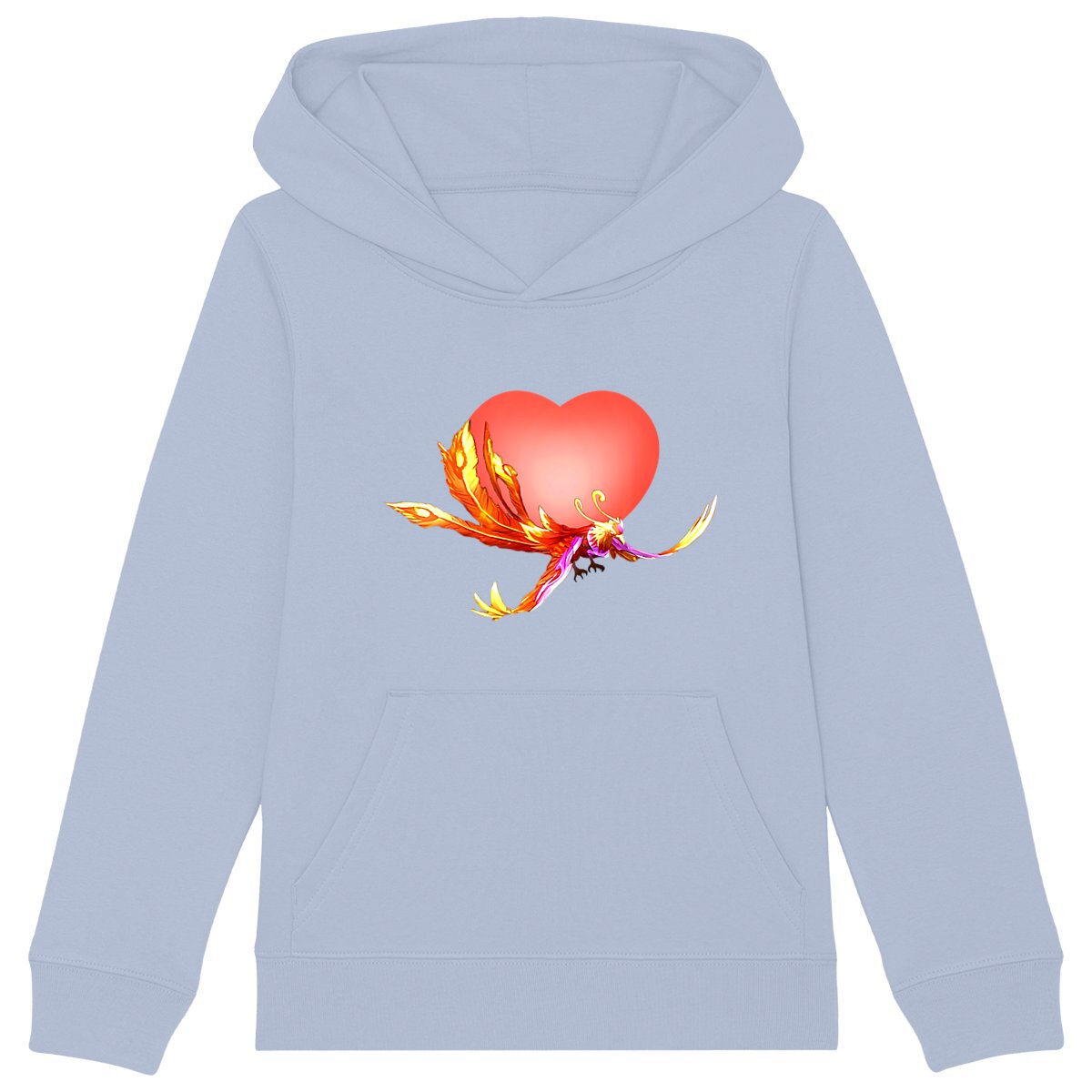 Fearless Phoenix Kid's Heavy Hoodie