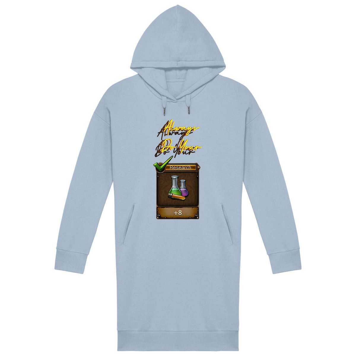 Always Research Extra Long Hoodie