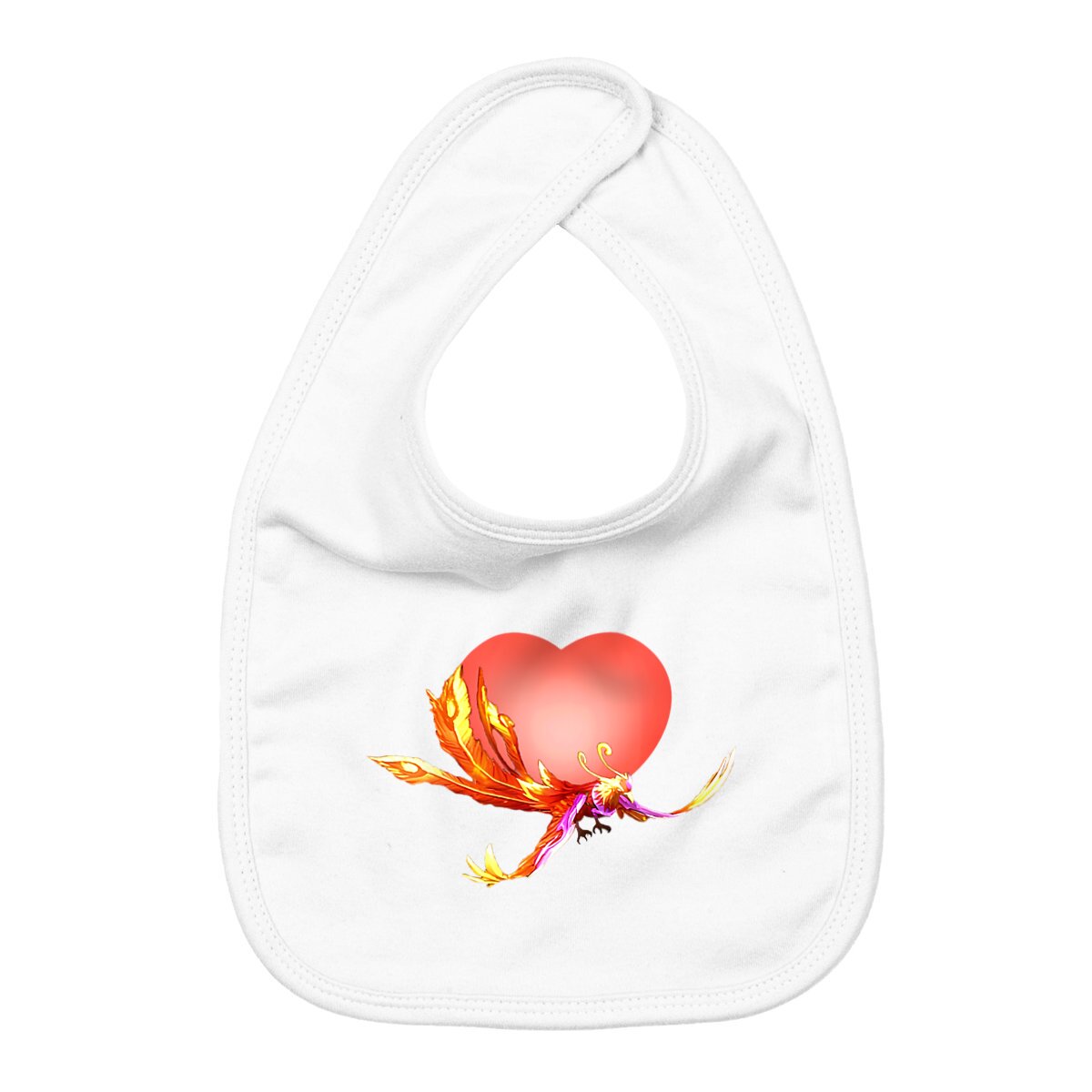 Fearless Phoenix Baby Bib